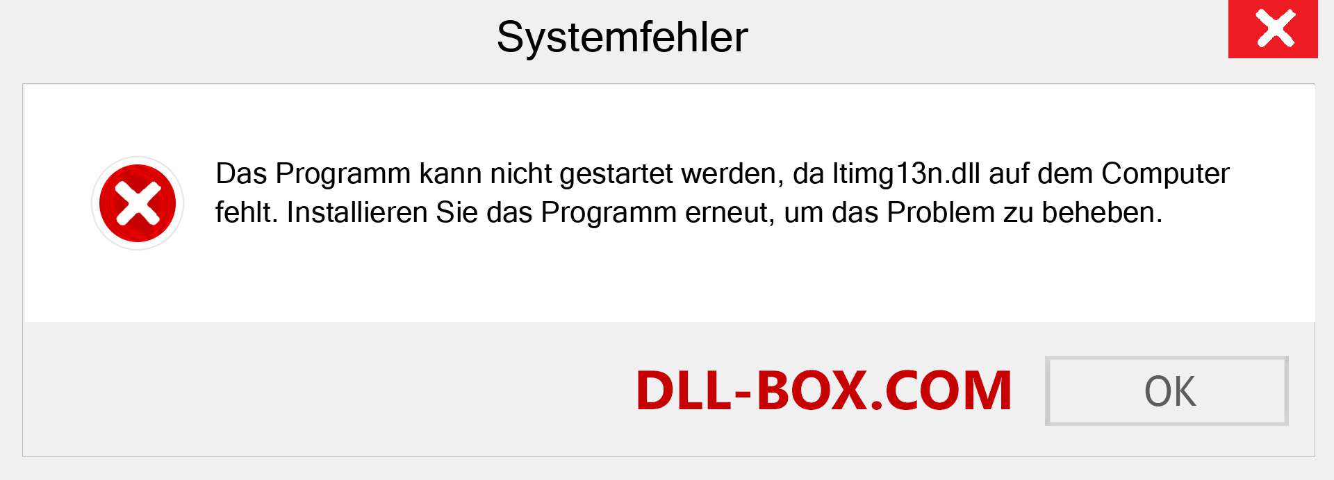 ltimg13n.dll-Datei fehlt?. Download für Windows 7, 8, 10 - Fix ltimg13n dll Missing Error unter Windows, Fotos, Bildern